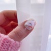 Flower Play DogHandmade Nail Tips - Short Oval / 꽃놀이댕댕이수제네일팁