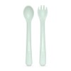 Miniland Dolce Mint Long Handled Spoon and Fork Set, Made