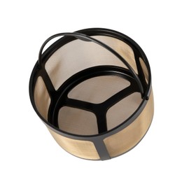 Reusable K Duo Coffee Filter for K Duo Essentials and K-Duo Brewers 8-12 Cup Coffee Makers Basket Gold Mesh Coffee Filter by TURLEE