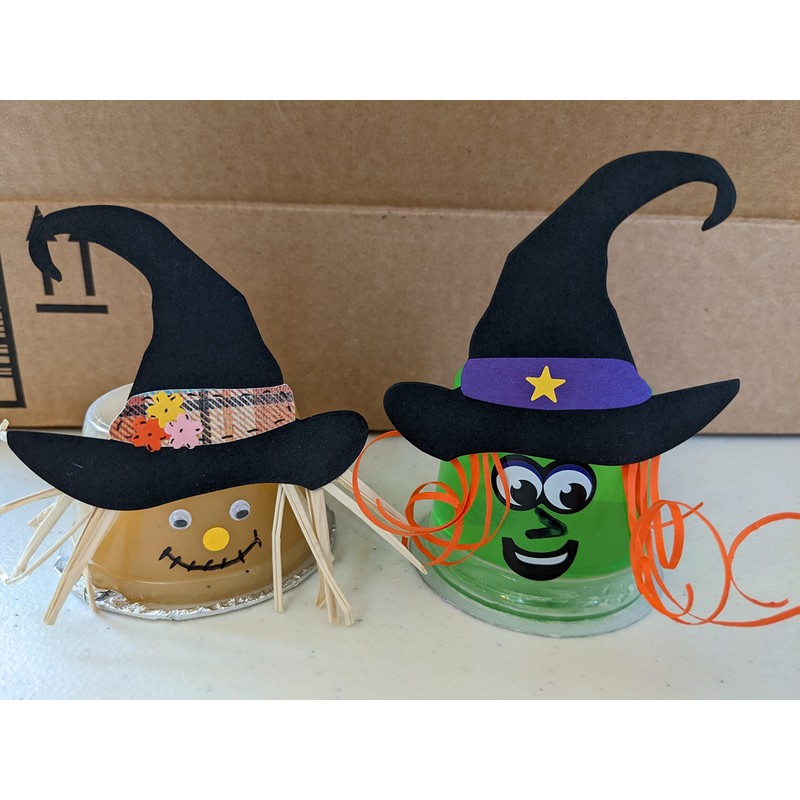 Witch Hat Large Single Color Creative Cut-Outs, 5.5" x 5.5",