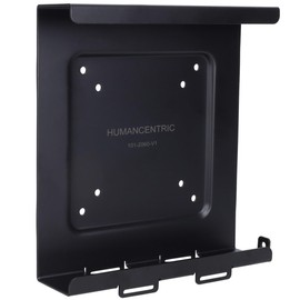 HumanCentric Mount Compatible with Dell OptiPlex Micro Form Factor Case, VESA, Under Desk and Wall Mount Fits MFF 3040, 3046, 3050, 3060, 3070, 3080, 5050, 5060, 5070, 7040, 7050, 7060, 7070, More