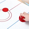 TOYMYTOY Airhockey Pushers Pucks Set, 4 Pushers + 4 Lints