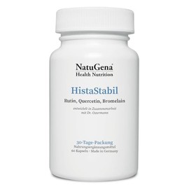 NatuGena HistaStabil Rutin, Quercetin, Bromelain, Vitamin C Pureway-C, 60 Capsules (30 Day Pack)