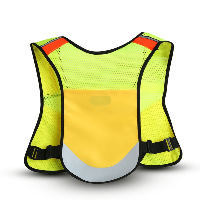 Multi function Night Sporting Reflective Cycling Running Vest Hiking Jacket
