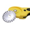 AUTOTOOLHOME 45mm Wavy Rotary Cutter 10pc Pinking Circular Refill Blades
