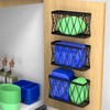 YIGII 3 Pack Adhesive Cabinet Organizer - Wall Mounted Pantry