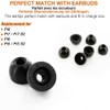 TENNMAK Replacement Memory Foam Eartips for Bowers & Wilkins Earbuds,Black