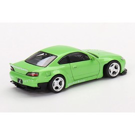 MINI GT 1/64 Pandem Nissan Silvia (S15) Green (Right Handle) Finished Product