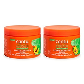 Cantu Avocado Hydrating Leave-In Conditioning Cream, 12 oz (Pack of 2)