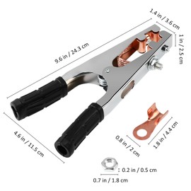 Veemoon 800A Ground Clamp - Welding Work Clips Heavy Duty Welding Earth Clip Iron Welder Ground Clamp Professional Welding Accessories for Manual Welder