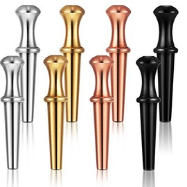 Mudder 8 Pieces Metal Cribbage Pegs Fit 1/8 Holes with a Tapered Design for Cribbage Pegs with 4 Colors