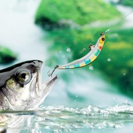 Shallow Crankbait | Simulated Bait Lure | Vivid Realistic Fishing Baits, Colorful Fishing Lures Kit, Fishing Supplies for Men, Saltwater & Outdoor Adventures