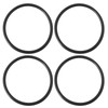 Create idea 4 Stück Filter Top Nitrilkautschukdichtungen 75x5mm Filter O-Ringe