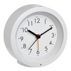 TFA Dostmann Analogue Alarm Clock 60.1029.02 with Sweep Movement Subtle