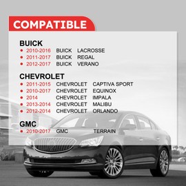 12608374 Intermediate Fuel Feed Pipe - High Pressure （Pump To Rail） Fuel Line For 2010-2017 Chevy Equinox Impala Malibu Orlando Captiva Sport/Buick Allure Regal Verano/GMC Terrain (12608374)