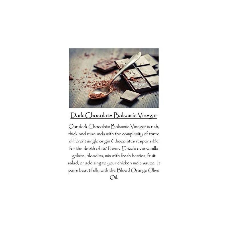 Robert's Infused Balsamic Vinegar - Dark Chocolate (200ml)