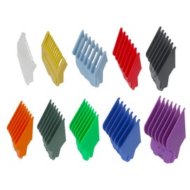 XSPANDER 10pcs Hair Clipper Magnetic Guards Set 1/16" to 1" Cutting Length Fit for Wah*l 5 Star Balding, 5 Star Legend, 5 Star Magic Clip, 5 Star Senior, 100 Anniversary