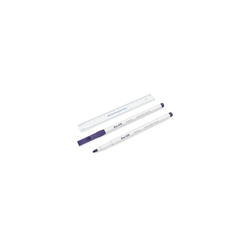 Ezy-Aid STERILE Skin Marker | Gentian Violet Ink, Ruler in
