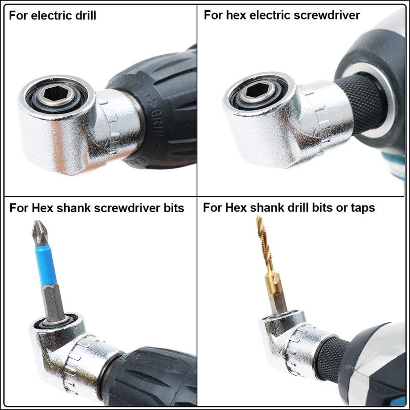 AUTOTOOLHOME Right Angle Drill Driver 105 Degree Right Angle Drill