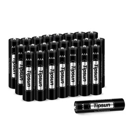 Tipsun AAA Lithium Batteries, Longer Lasting Energy FR03 Battery, 1100mAh Lithium Cells 24pack