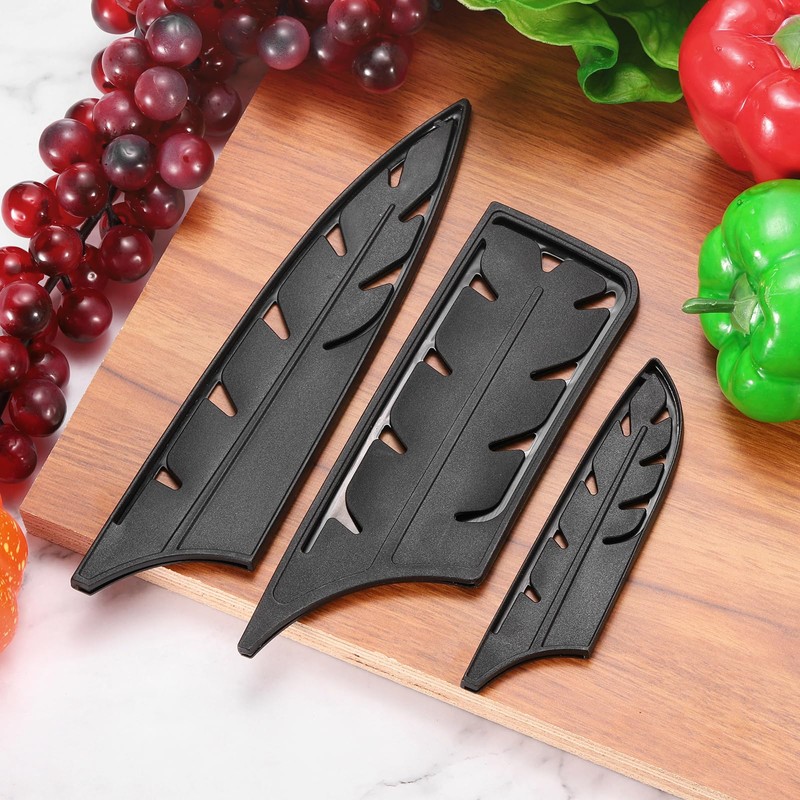 uxcell 2Pcs Knife Cover Sleeves Blade Edge Guards for 7"