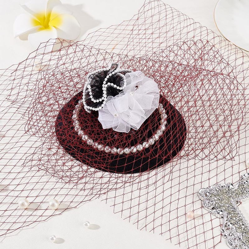 BENECREAT 3.28 Yards Net Mesh Fabric, 10inch Wide Mesh Birdcage