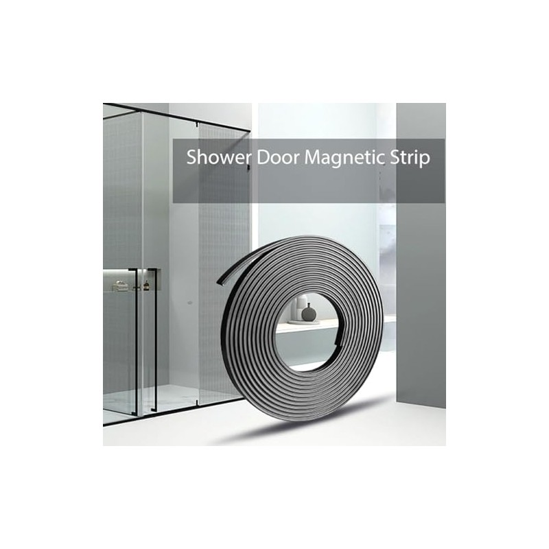 Magnetic Strips for Shower Door Replacement | 3/8" Width X