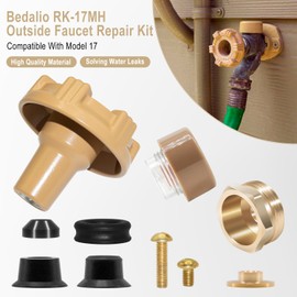 Bedalio RK-17MH Outside Faucet Repair Kit Metal Handle Compatible with Woodford Model 17