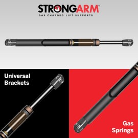 StrongArm 4058K Gas Shock Strut Universal Lift Support 10 Inch Extended Length with a 35 Pound Force Rating Brackets Included