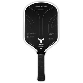 Havok Pro Pickleball Paddle: Carbon Fiber Surface for Enhanced Power, Precision and Maximum Spin - Large Sweet Spot and USAPA Approved - Black