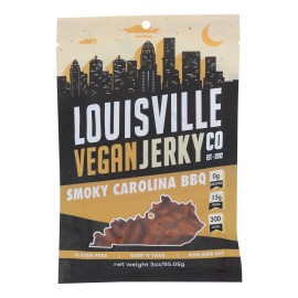 UD_Louisville Vegan Jerky Case 10 3 oz Each-Carolina BBQ Flavored Sweet Soft Dried Fruit Vegetable Snacks Baked Fried Processed