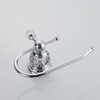 WOLIBEER Crystal Toilet Paper Holder, Polished Chrome Tissue Paper Holder