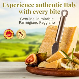 Parmesan Cheese Block 1 lb, Parmigiano Reggiano DOP, Top Grade-Italian Cheese, 20 Months Aged, Latteria Soresina Italian Cheese, Imported from Italy, 1 lb (approx.)