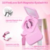 Upgrade Soft Magnetic Eyelashes with Applicator Reusable No Glue Needed
