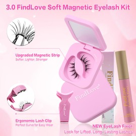 Upgrade Soft Magnetic Eyelashes with Applicator Reusable No Glue Needed Soft Magnetic Lashes Natural Look (SM11)