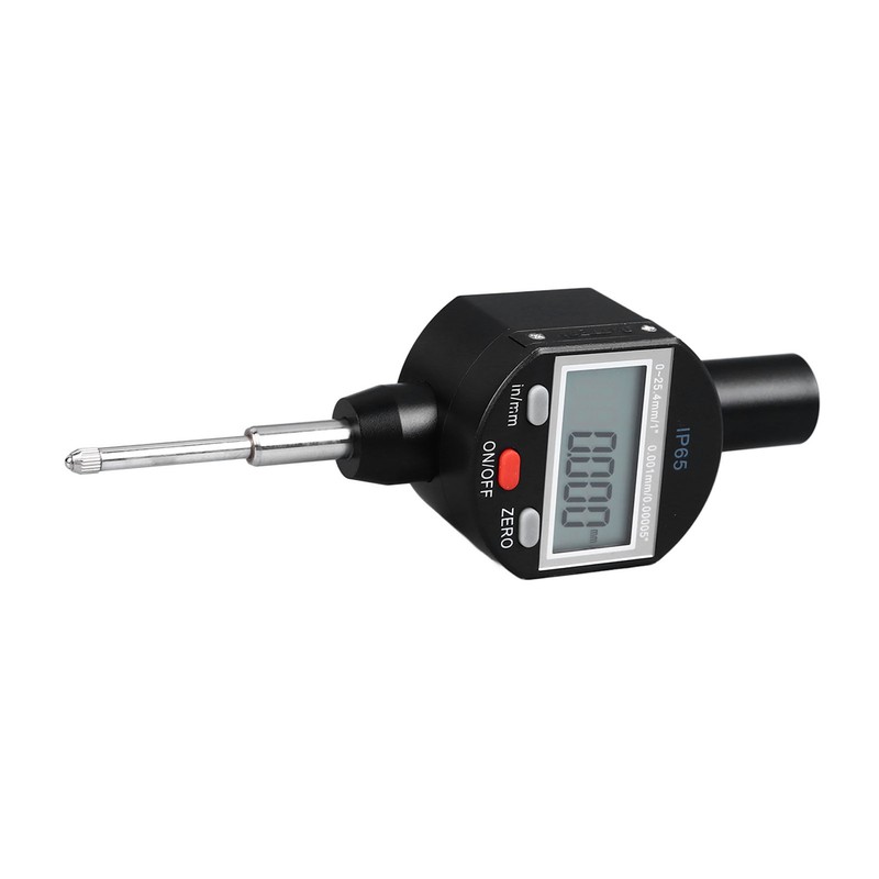 Dial Indicator Digital Display 0.00005in/0.001mm Resolution 0 to 25.4mm Range