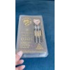 CUESOUL 21g/23g/25g Steel Tip Darts with Black Dart Case -
