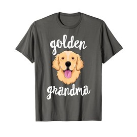 Golden Retriever Grandma Mother Fur Mom Dog Puppy Adopt T-Shirt