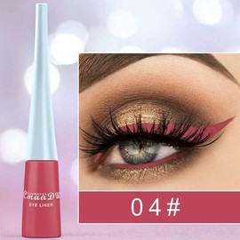 Watermelon Pink Liquid Eyeliner Matte Quick-Drying Eyeliner,Lasting Non-Blooming Waterproof Gel Colored Eyeliner, Candy Color Liquid Highly pigmented Eyeliner (Watermelon Pink)
