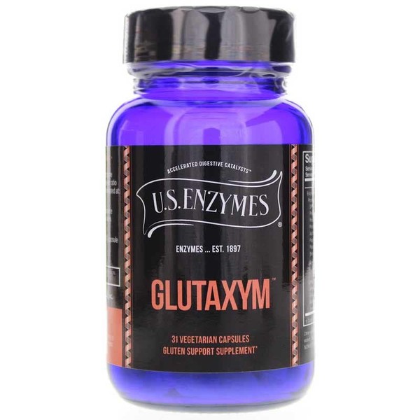 US Glutaxym 31 Caps Plant Based Proteolytic & Peptidase Starch