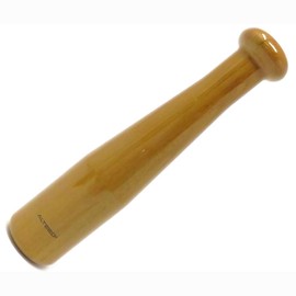 ALTEED Baseball Bat Shape Grip Design Shift Knob 8.7 inches (22 cm) ATMT Universal Fit M8M10M12 (Dark Brown Wood Grain)