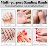 DMQ Sanding Bands for Nail Drill, 100Pcs Mini Extra Fine