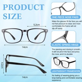 Jerify 18 Pack Blue Light Blocking Glasses for Women Men,Computer Reading Glasses Protection Bluelight for TV Phones (3 Color)