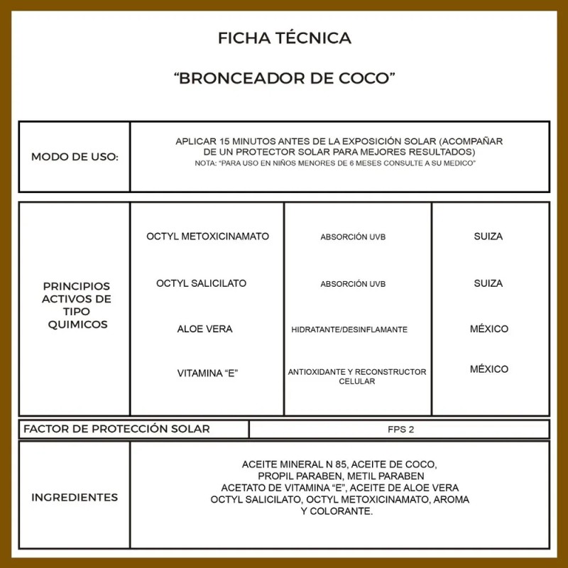 Aceite Bronceador De Coco Y Zanahoria Protectone