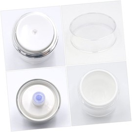 Mikinona 3pcs Portable Creams Bottles Travel Toiletry Bottles Lid Refillable Lotion Jars for Cream