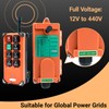 12V-440V Full Voltage Industrial Wireless Crane Remote Control Electric Lift