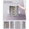 Glimmloop 360° Rotating Jewelry Box with 7 Drawers, Spacious Vertical