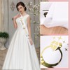 FLOFIA 12 pieces 1 bridal sash with 1 head veil,