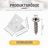 Pack of 40 Back Wall Screws, WitBicg Drawer Base Reinforcement