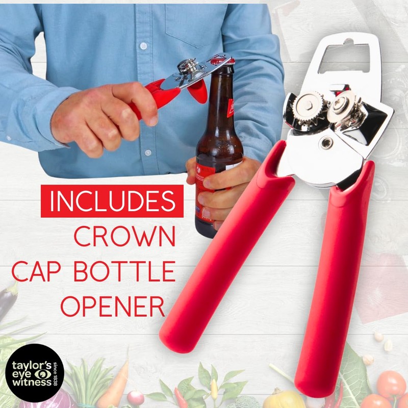 Superior Stainless Steel Can Opener - Durable, Easy to Use